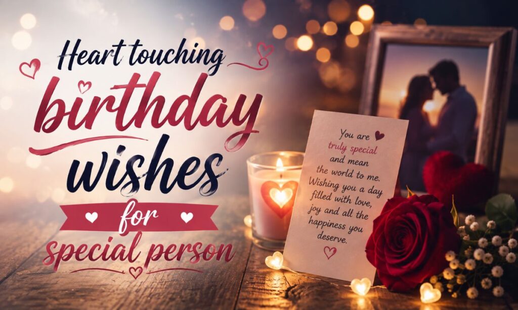 Heart touching birthday wishes for special person