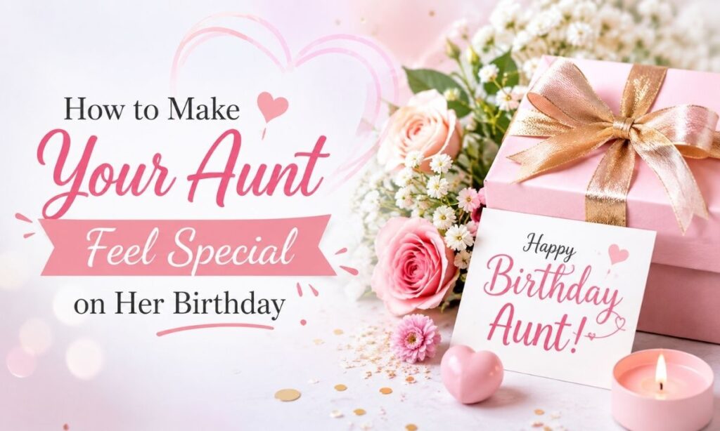 How to Make Your Aunt Feel Special on Her Birthday