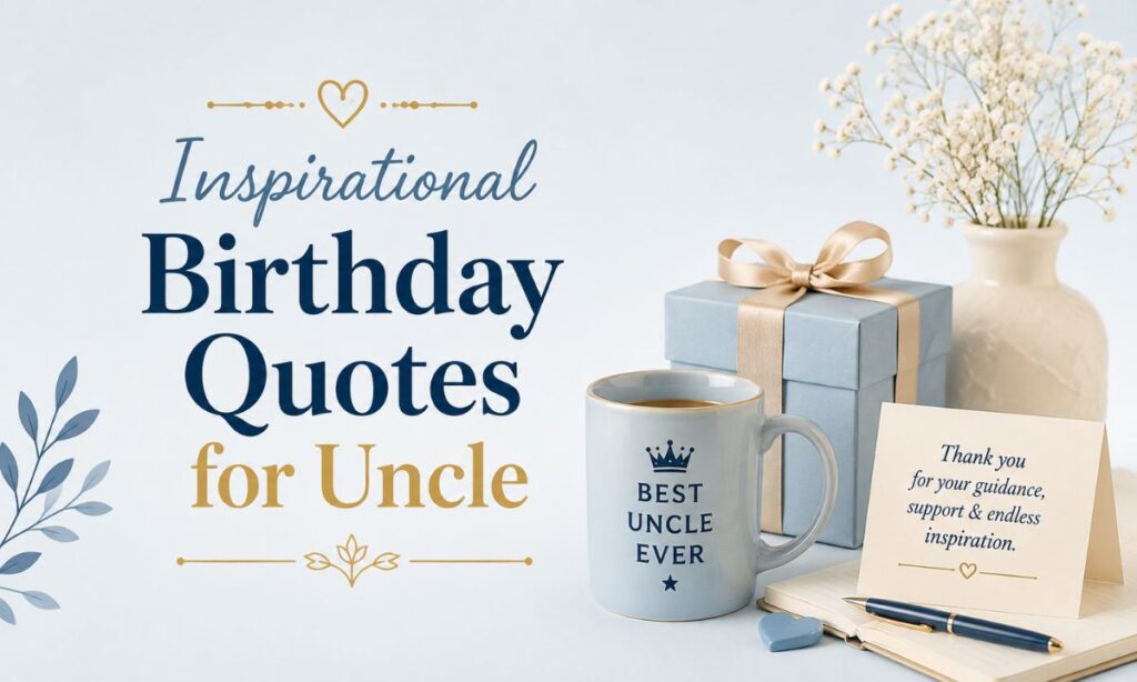 Inspirational Birthday Quotes for Uncle