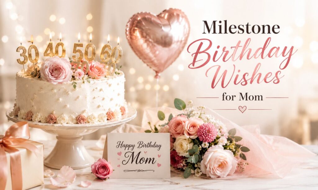 Milestone Birthday Wishes for Mom
