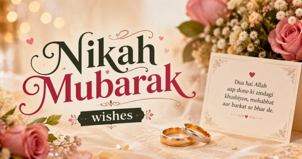 Nikah Mubarak wishes