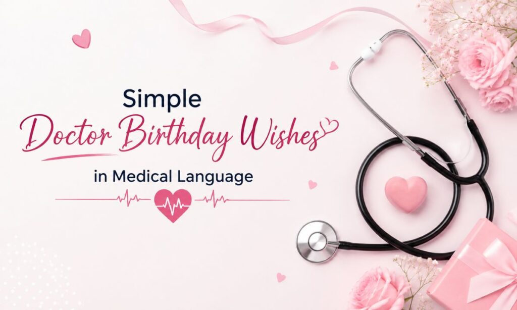 Simple Doctor Birthday Wishes in Medical Language