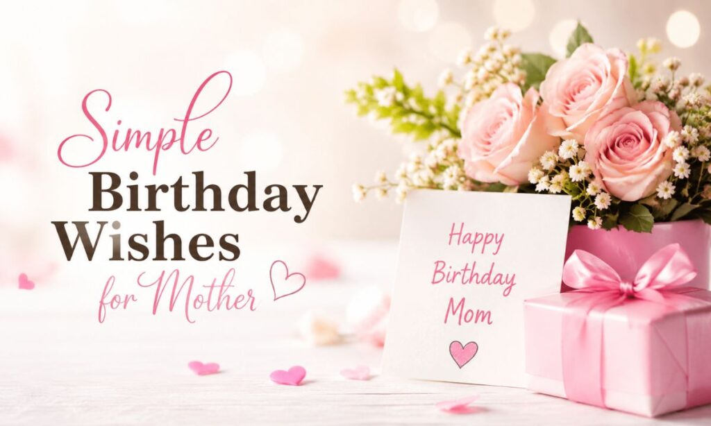 Simple birthday wishes for mother