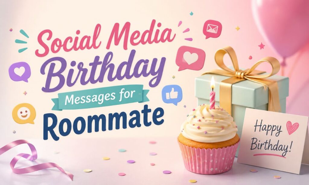 Social Media Birthday Messages for Roommate