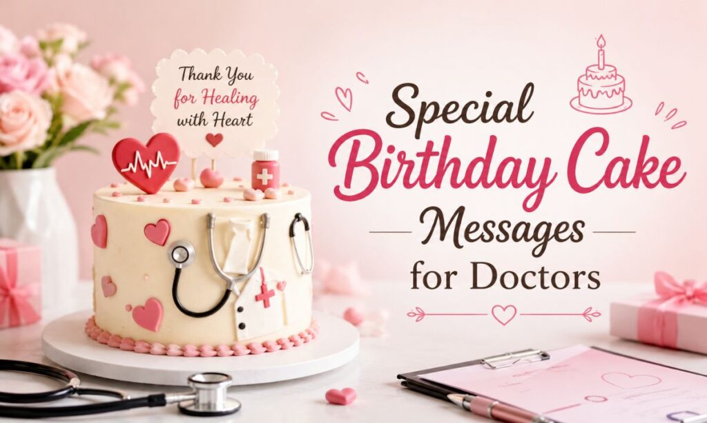 Special Birthday Cake Messages for Doctors
