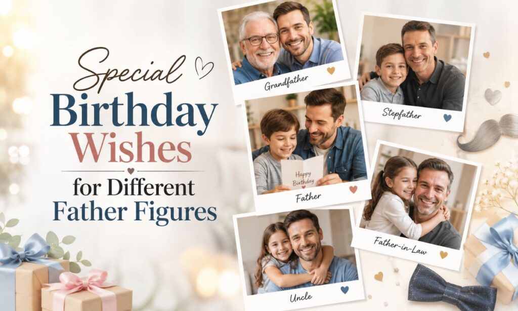 Special Birthday Wishes for Different Father Figures