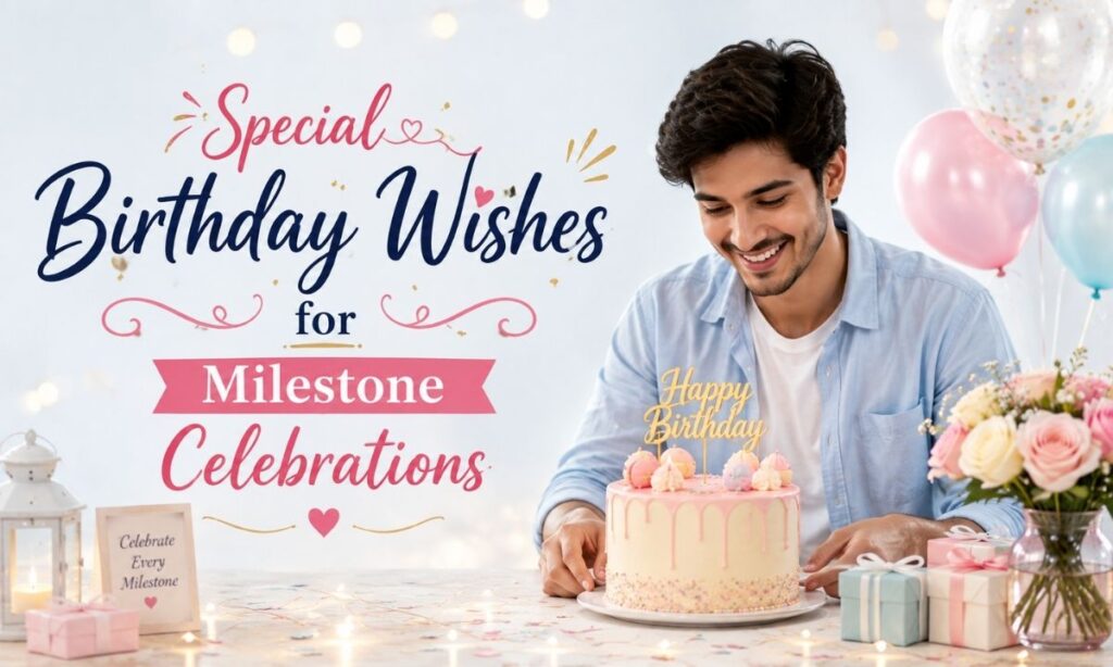 Special Birthday Wishes for Milestone Celebrations