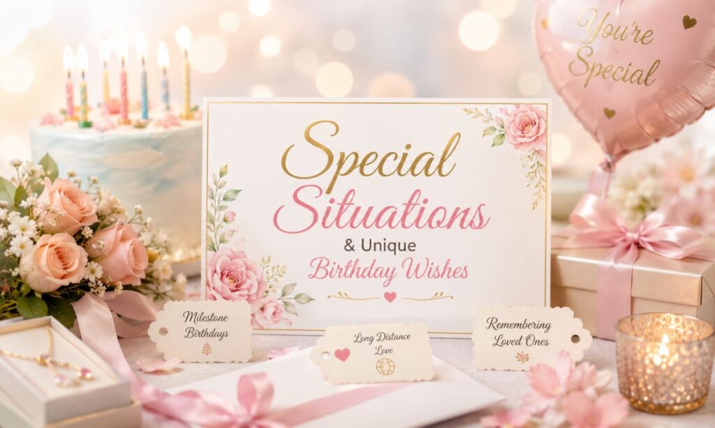 Special Situations & Unique Birthday WishesSpecial Situations & Unique Birthday Wishes