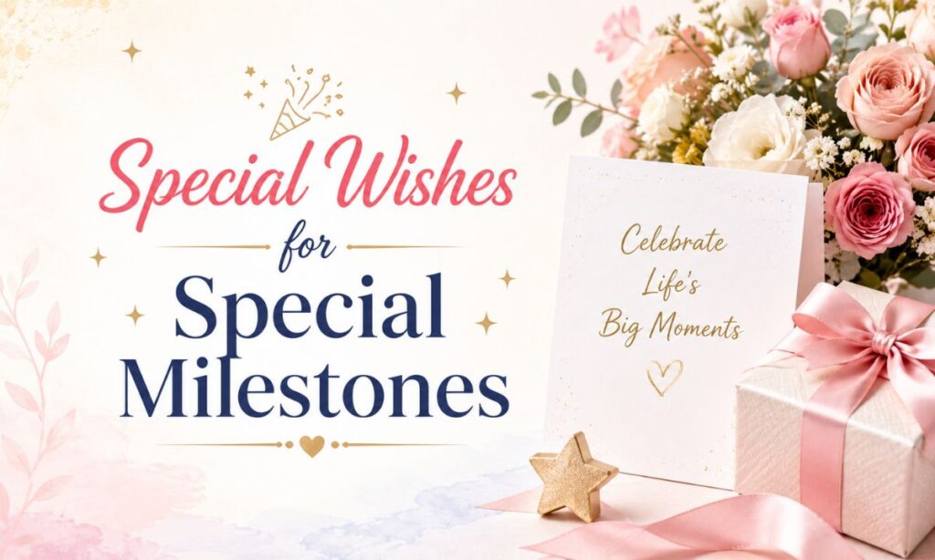 Special Wishes for Special Milestones