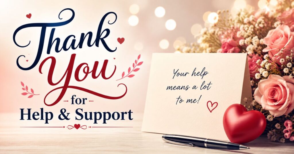 _Thank You for Help & Support