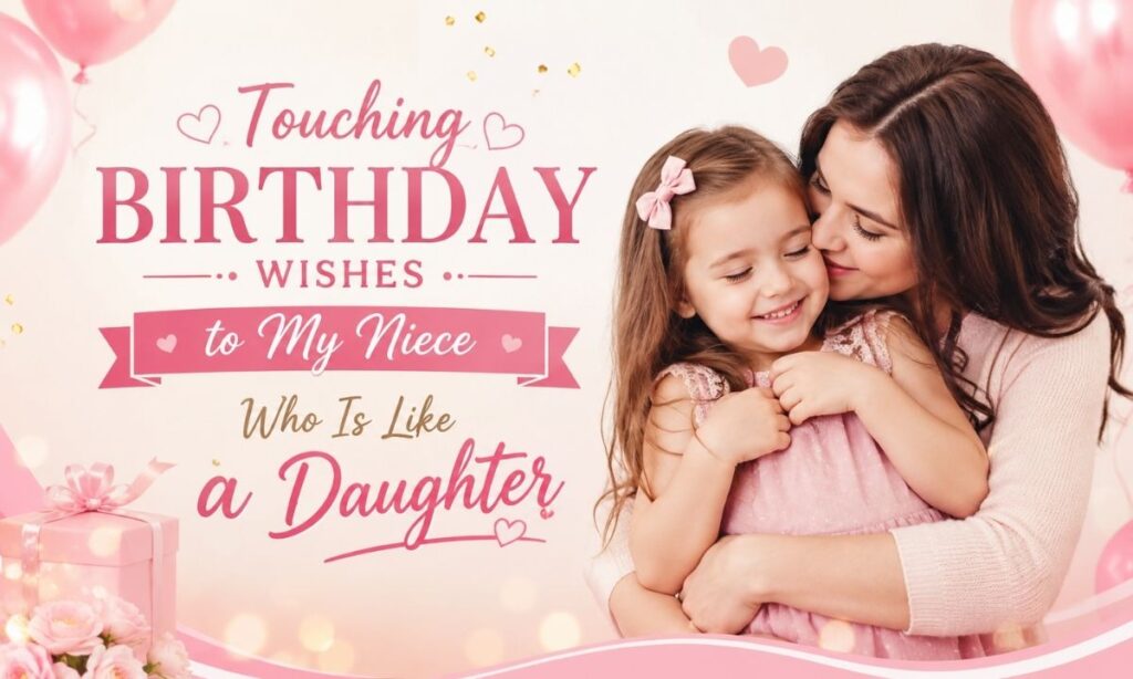 Touching Birthday Wishes to My Niece Who Is Like a Daughter