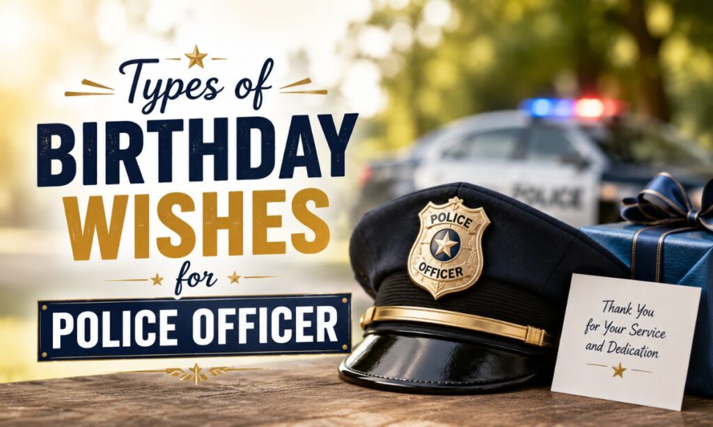 _Types of Birthday Wishes for Police Officer