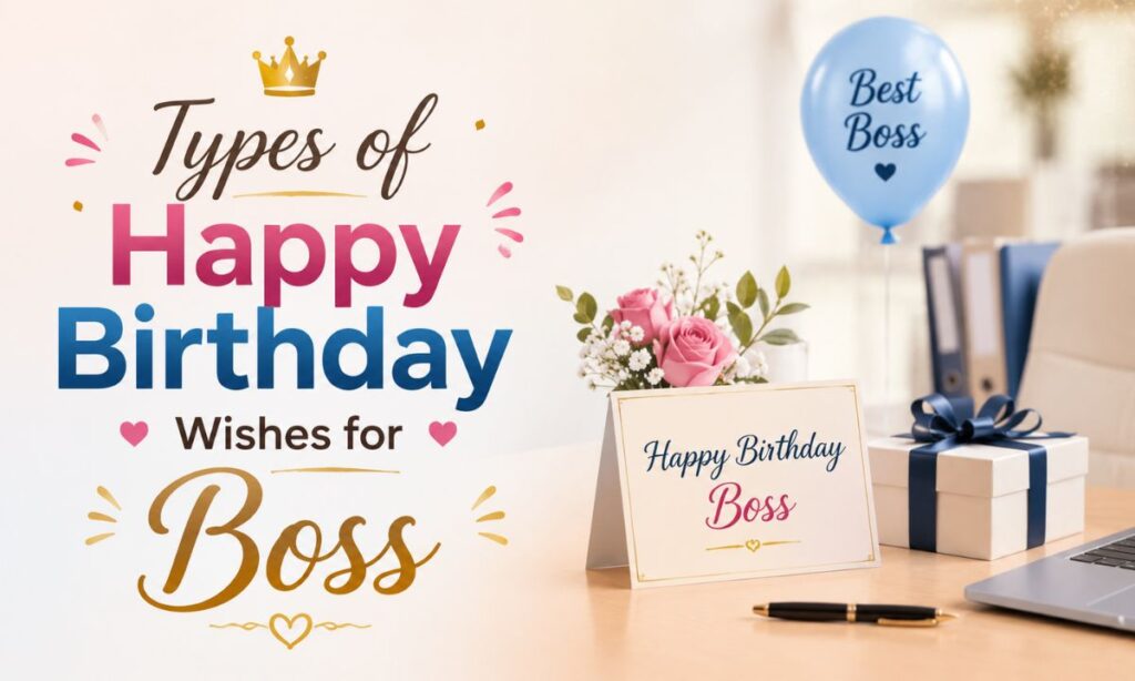 Types of Happy Birthday Wishes for Boss