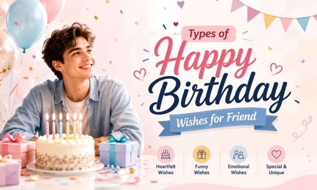 Types of Happy Birthday Wishes for Friend
