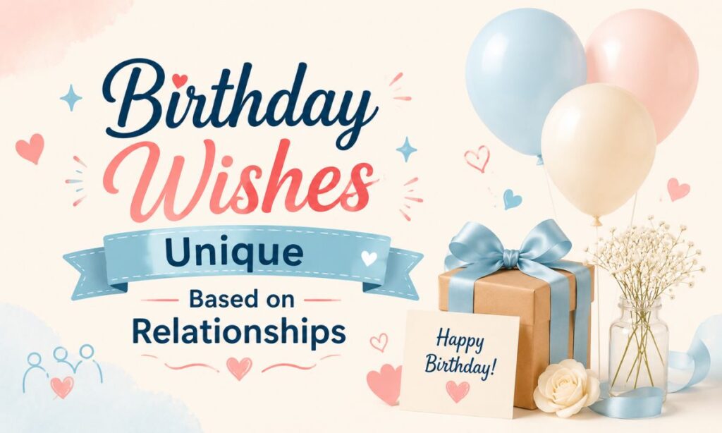 Unique Birthday Wishes Based on Relationships