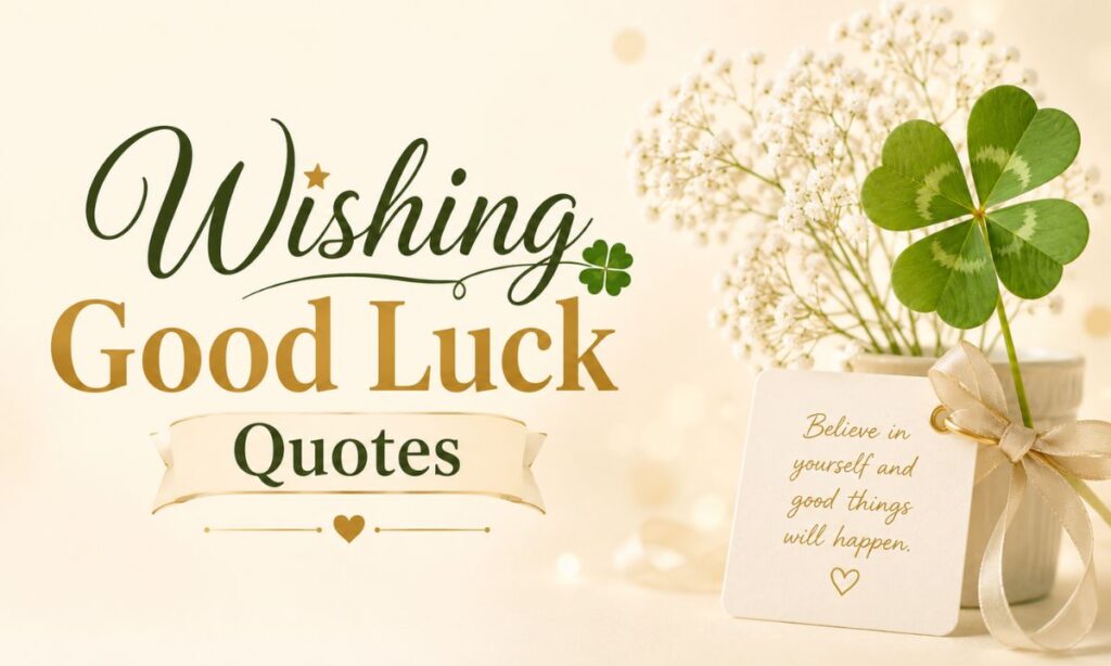 Wishing Good Luck Quotes