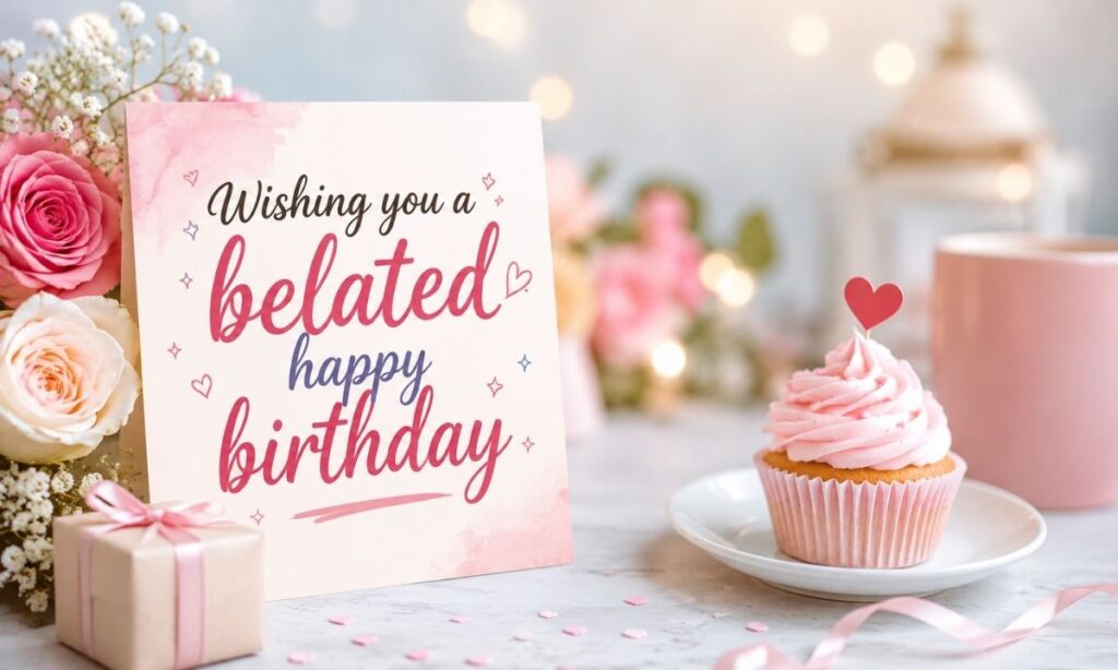 Wishing you a belated happy birthday