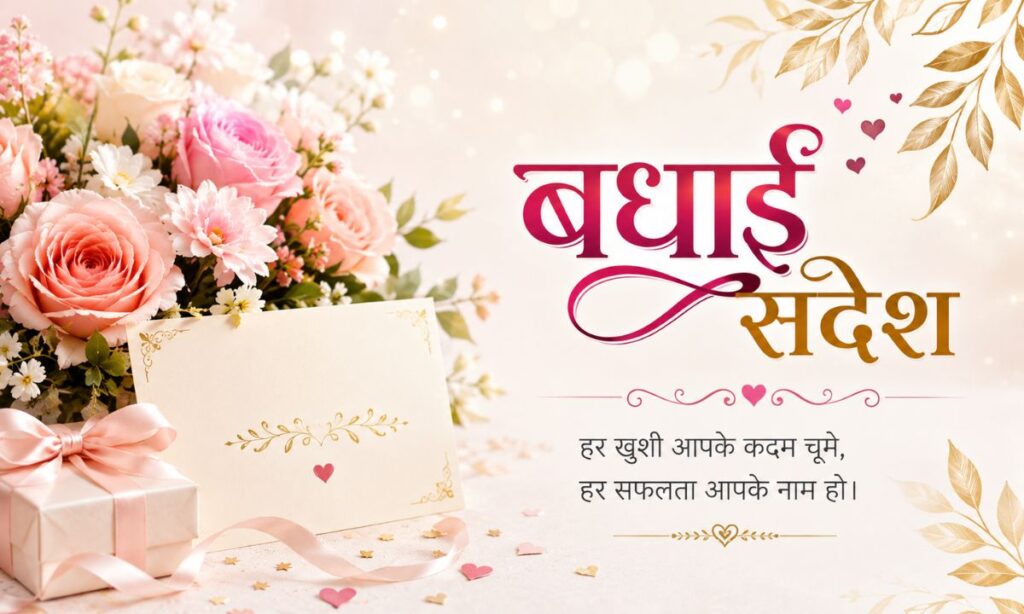 बधाई संदेश — Badhai in Hindi