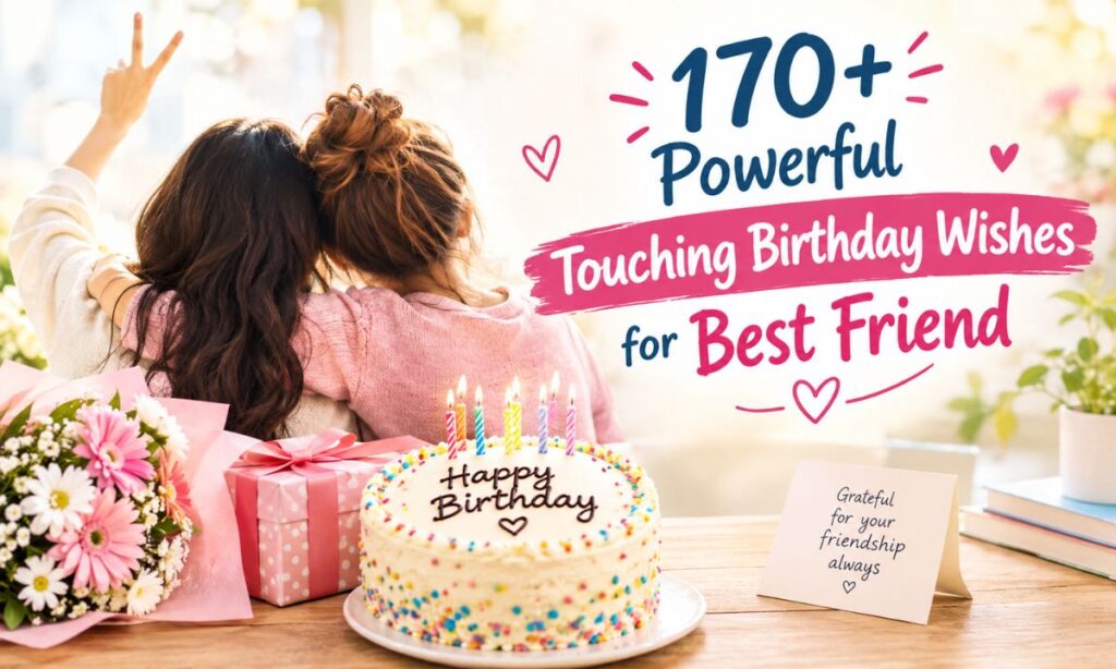 170+ Powerful Touching Birthday Wishes for Best Friend