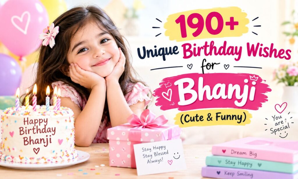 190+ Unique Birthday Wishes for Bhanji (Cute & Funny)