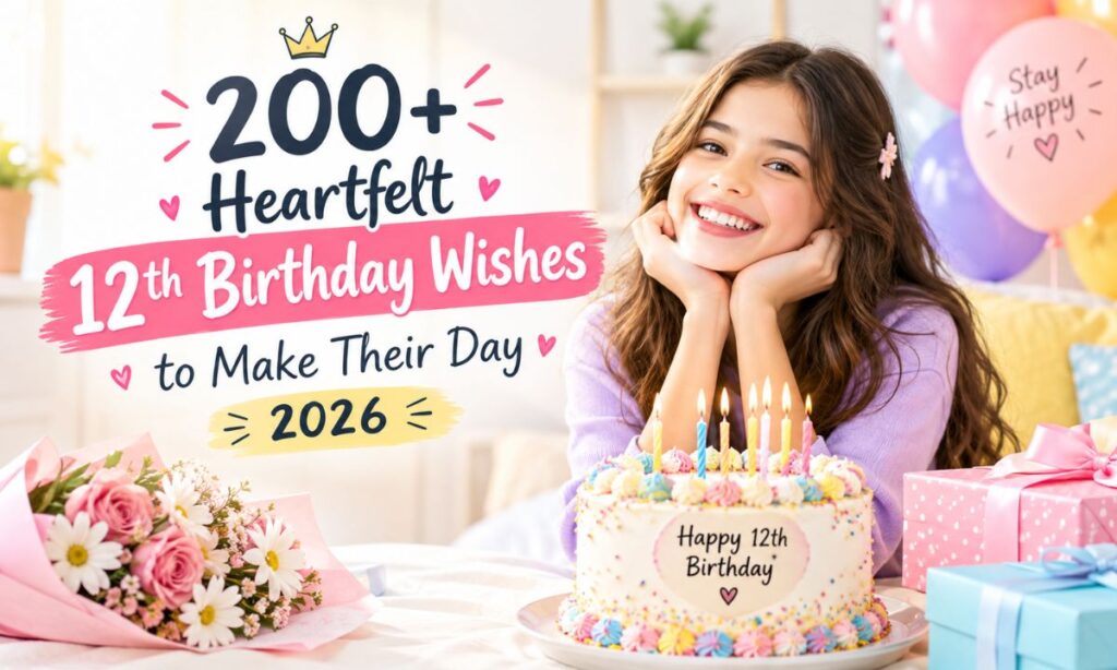 200+ Heartfelt 12th Birthday Wishes to Make Their Day 2026