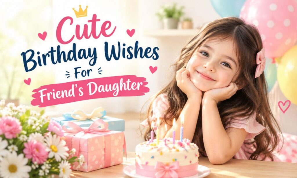 Cute Birthday Wishes For Friend's Daughter