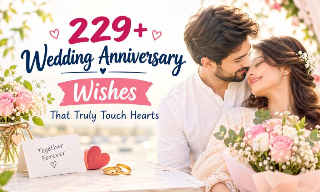 229+ Wedding Anniversary Wishes That Truly Touch Hearts