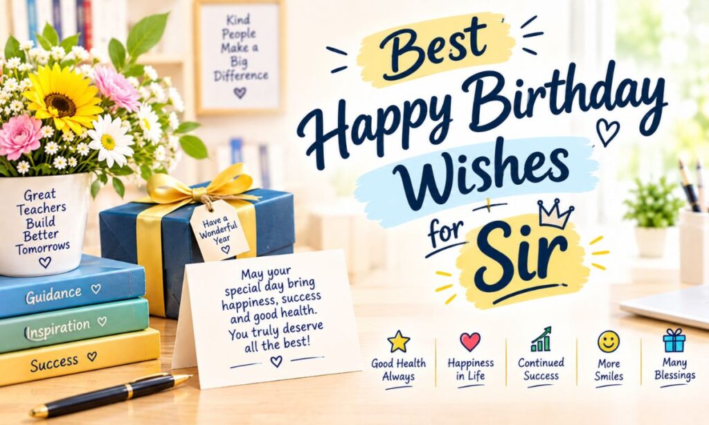 Best Happy Birthday Wishes for Sir