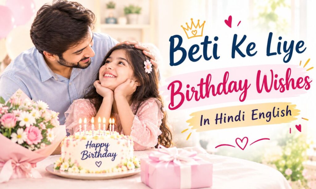 Beti Ke Liye Birthday Wishes In Hindi English