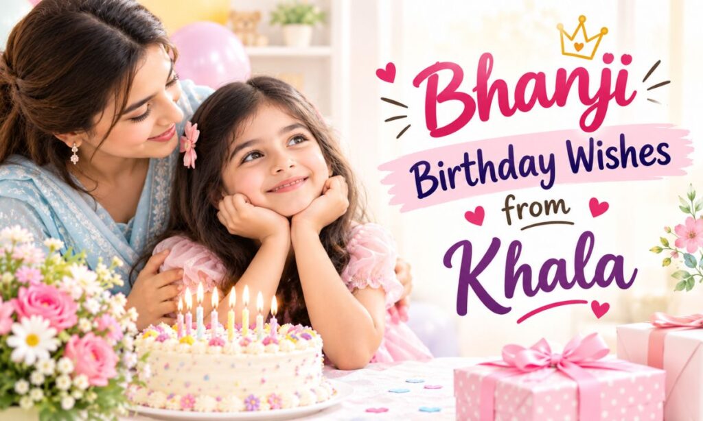 Bhanji Birthday Wishes from Khala