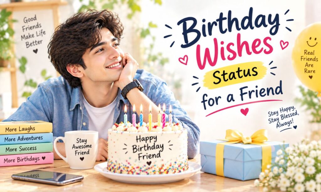 Birthday Wishes Status for a Friend