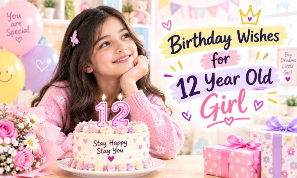 Birthday Wishes for 12 Year Old Girl