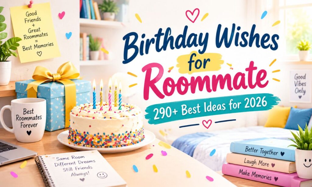 Birthday Wishes for Roommate 290+ Best Ideas for 2026
