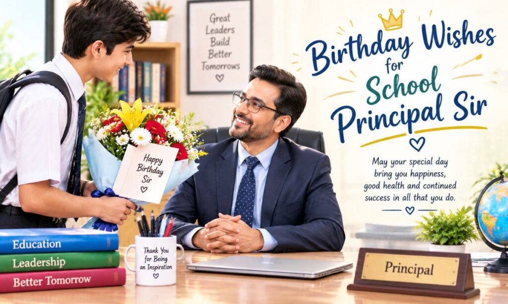 Birthday Wishes for School Principal Sir