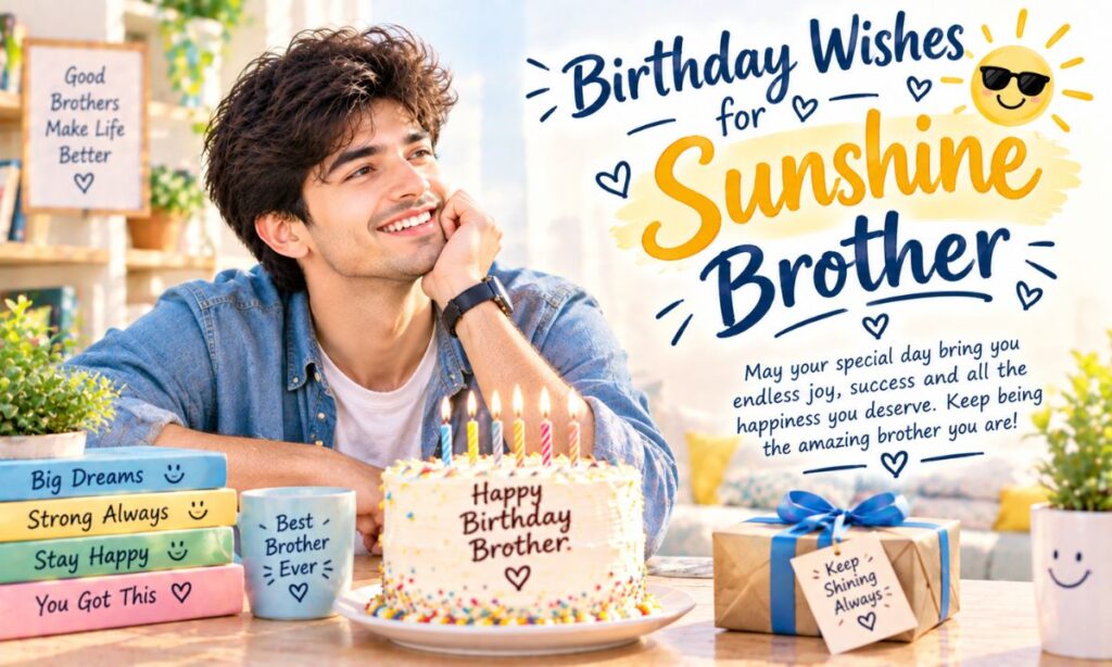 Birthday Wishes for Sunshine Brother