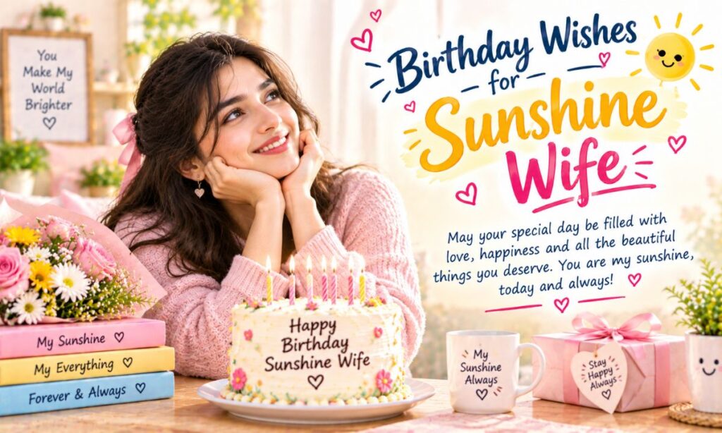 Birthday Wishes for Sunshine Wife