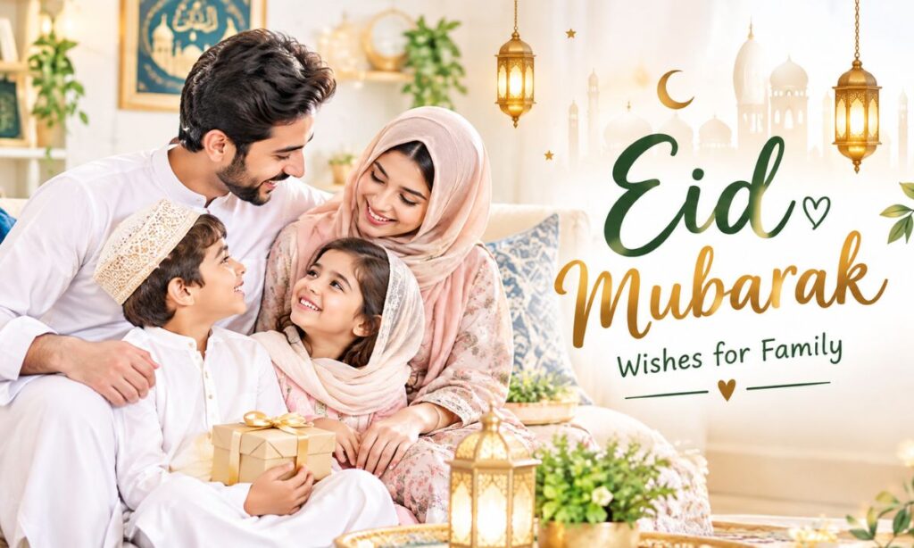 Eid Mubarak Wishes for Family