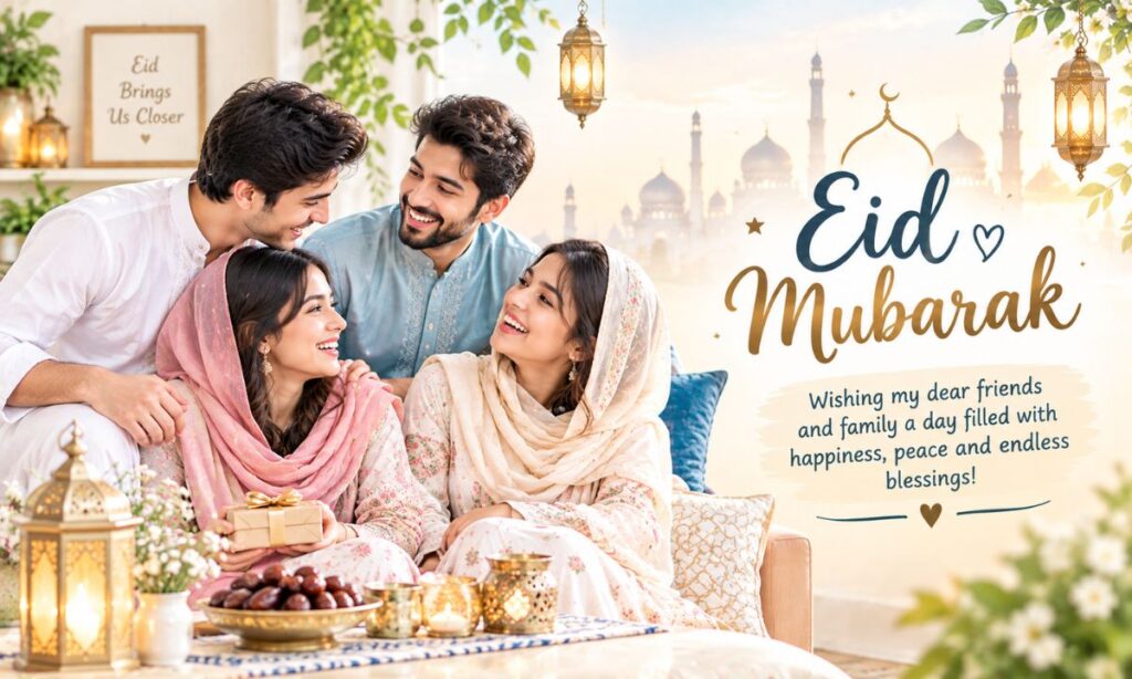 Eid Mubarak Wishes for Friends and Family in English Quotes