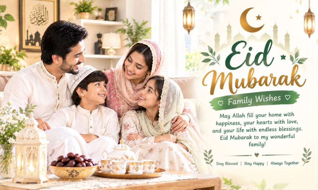 Eid Mubarak family wishes