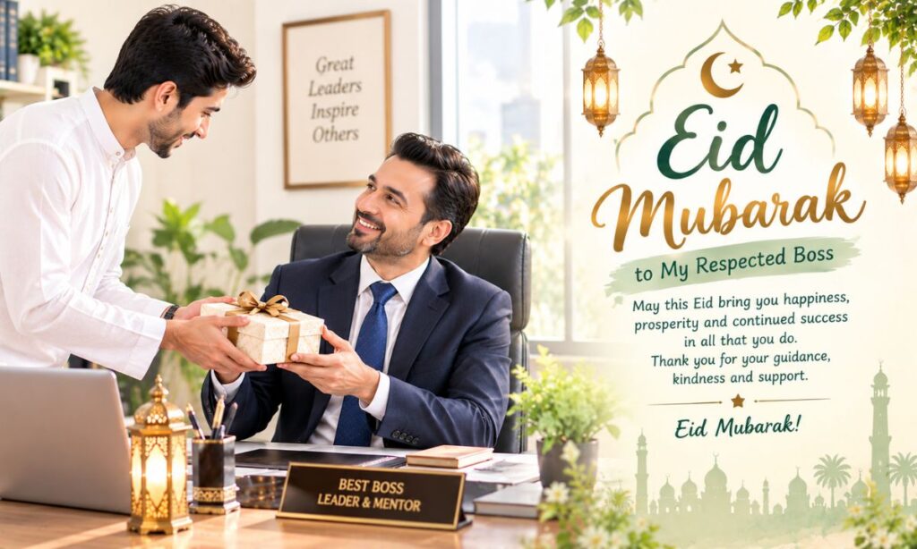 Eid Mubarak wishes for Boss