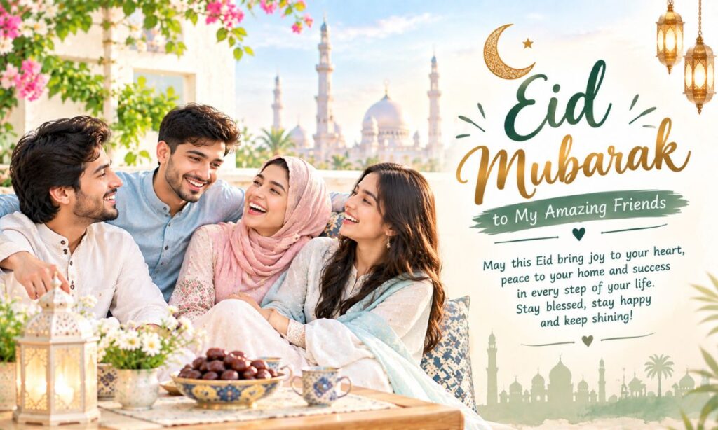 Eid mubarak wishes to friends