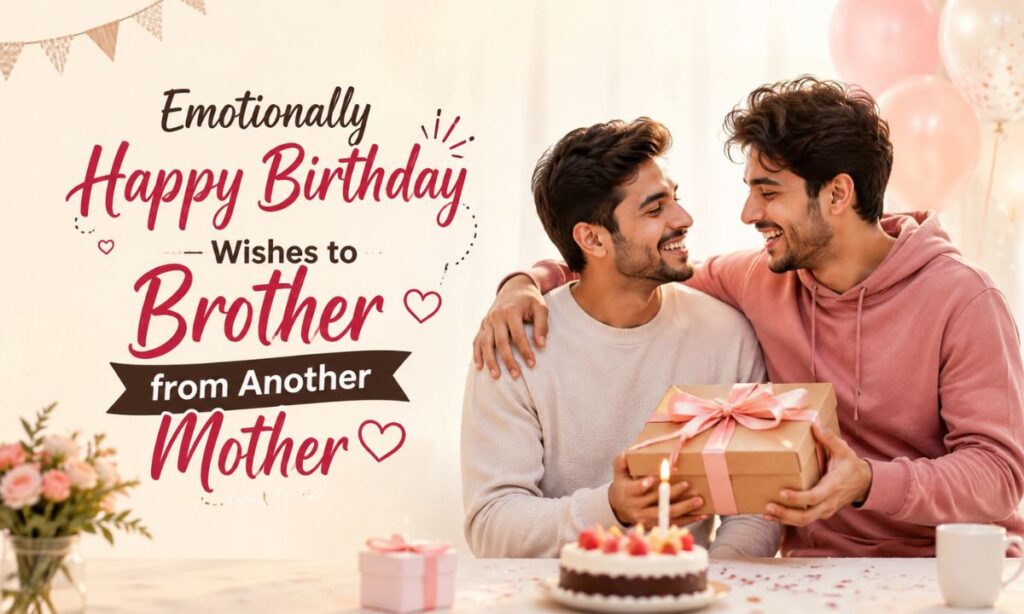 Emotionally Happy Birthday Wishes to Brother from Another Mother