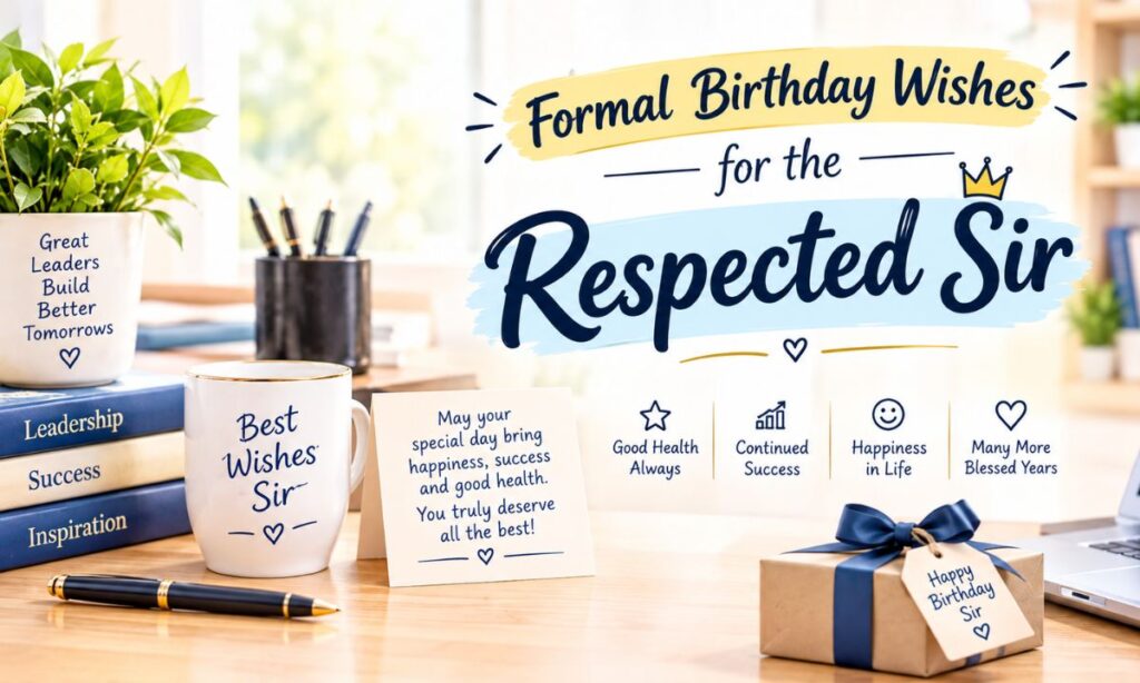 Formal Birthday Wishes for the Respected Sir
