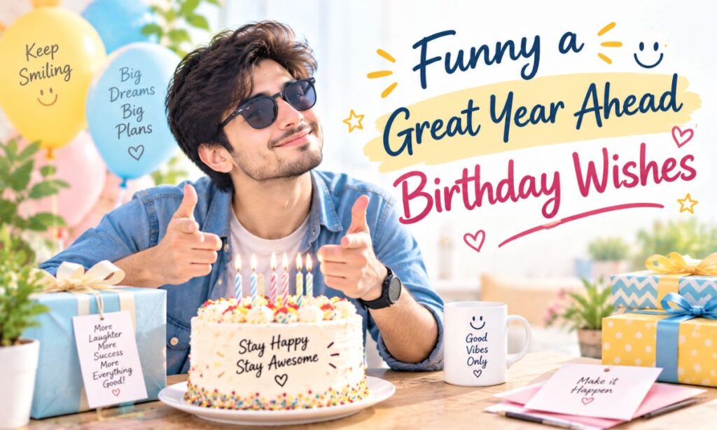 Funny a Great Year Ahead Birthday Wishes