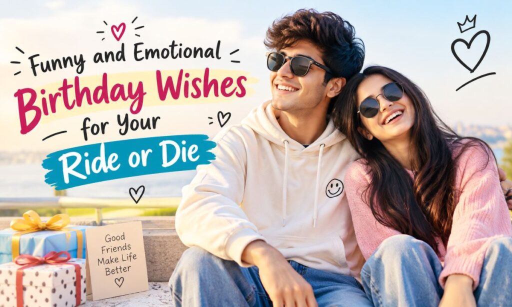 Funny and Emotional Birthday Wishes for Your Ride or Die