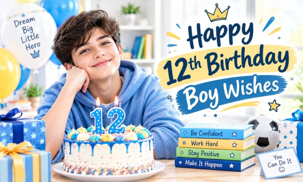 Happy 12th Birthday Boy Wishes