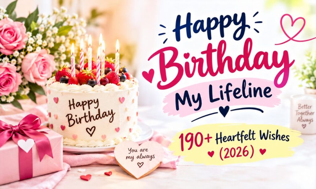Happy Birthday My Lifeline 190+ Heartfelt Wishes (2026)