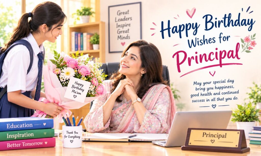 Happy Birthday Wishes for Principal