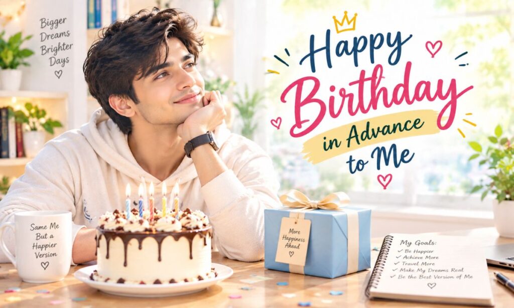 Happy Birthday in Advance Message for Yourself