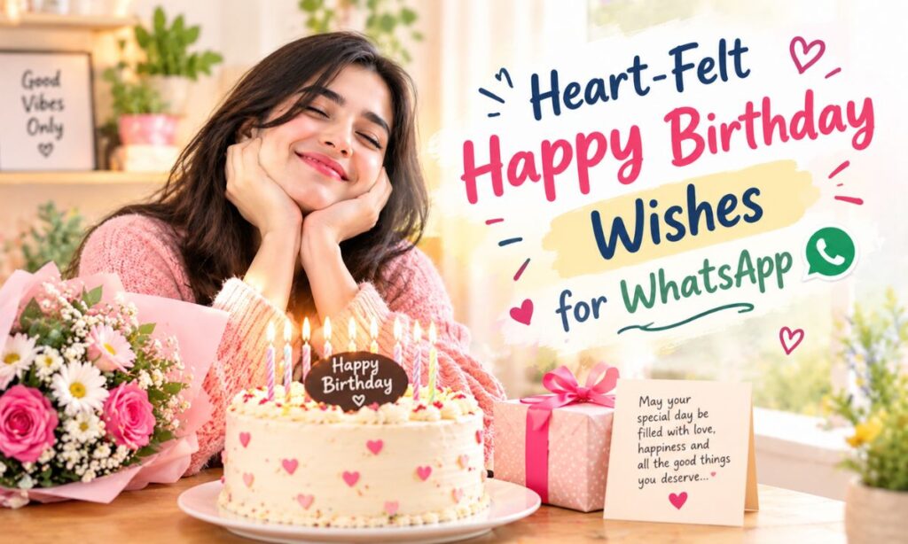 Heart-Felt Happy Birthday Wishes for WhatsApp